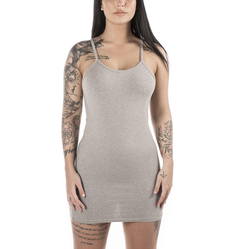 grey tight dress